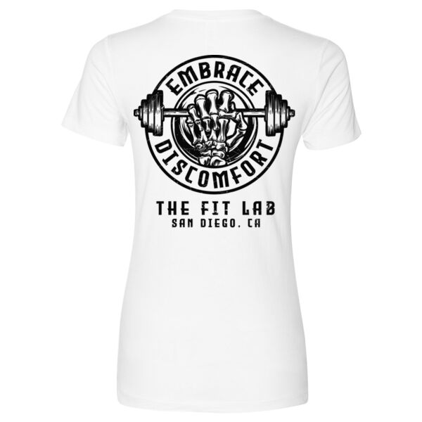 EMBRACE DISCOMFORT - WOMEN'S FITTED T-SHIRT - 6TMZWR Thumbnail